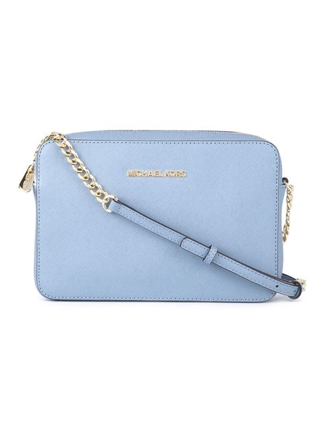 michael kors 2 tone blue crossbody handbag|Michael Kors blue jean handbags.